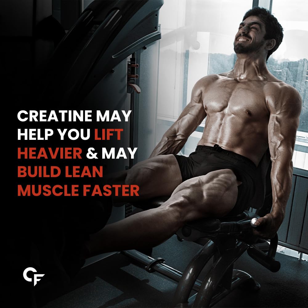 Carbamide Forte Micronised Creatine Monohydrate Powder | Creatine Supplement for Lean Muscle Volumization, Strength & Energy-Cola- 62 Servings - 250 Grams