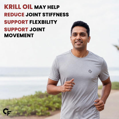 Antarctic Krill Oil 1000 mg – Omega-3 with Phospholipids & Astaxanthin for Heart, Brain & Joint Support