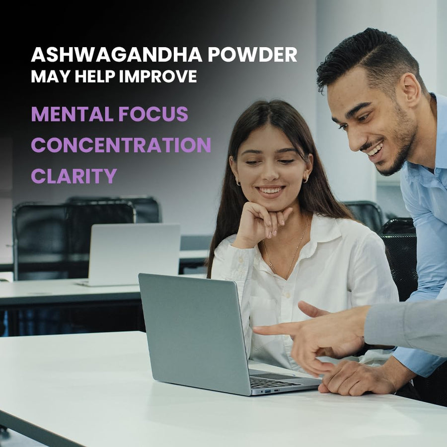 Carbamide Forte 100% Organic Ashwagandha Powder 100gm - Withania Somnifera | Pure Ashwagandha Powder Organic May Support Muscle Recovery & Boost Energy Level | USDA Certified Ashwagandha Supplements for Vitality, Strength & Stress Management
