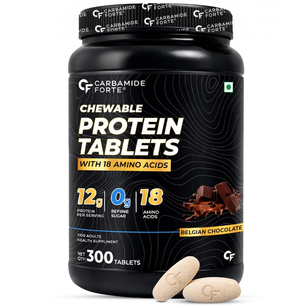 Protein Chewable Tablets with Whey Isolate – 12g Protein & 18 Amino Acids