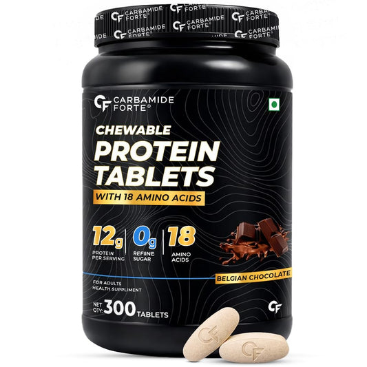 Protein Chewable Tablets with Whey Isolate – 12g Protein & 18 Amino Acids