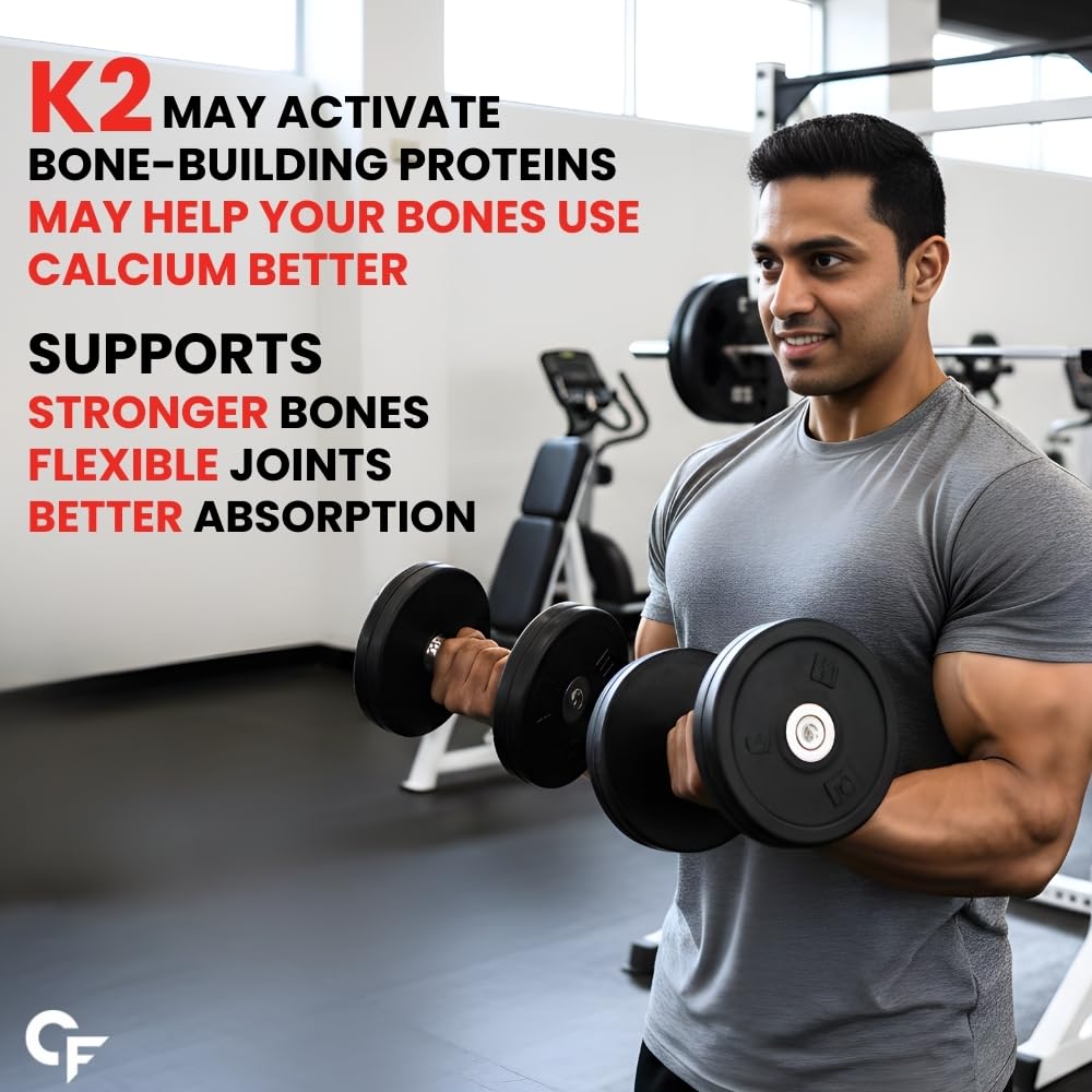 Vitamin K2 MK7 55 mcg 120 Tablets for Bones & Heart Health