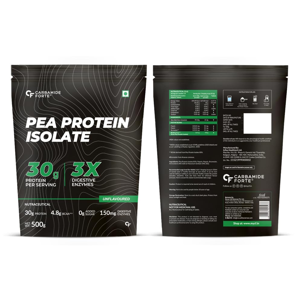 Protein Isolate – Unflavoured Pea Protein Powder