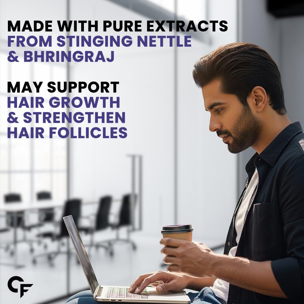 DHT Blocker with Biotin Tablets | Hair Growth Supplement for Men & Women | 60 Tablets