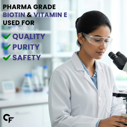 DHT Blocker with Biotin Tablets | Hair Growth Supplement for Men & Women | 60 Tablets