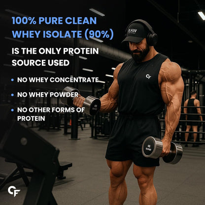 Carbamide Forte Whey Protein Powder Isolate | 100% Pure Protein Powder for Men | 30g Protein per serving with Isolate Whey Protein | 3X digestive Enzymes | 6.89g BCAA | 14.50g EAA | 0g added sugar | Belgian Chocolate Flavour - 1Kg