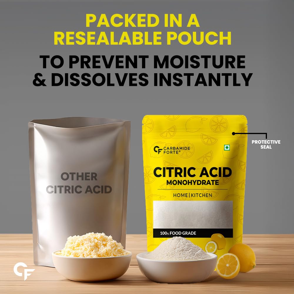 Citric Acid Monohydrate – Food & Cleaning Use 500g