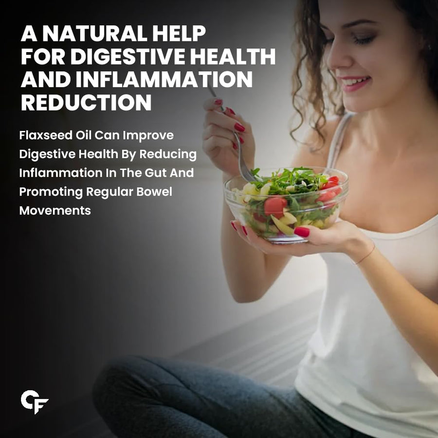 Carbamide Forte Cold Pressed Flaxseed Oil with 11500mg Omega 3 6 9 per Serving for Eating, Skin & Hair Growth - 500ml Vegetarian Oil
