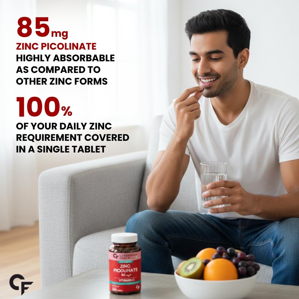 Zinc Picolinate with Vitamin C - 120 Tablets