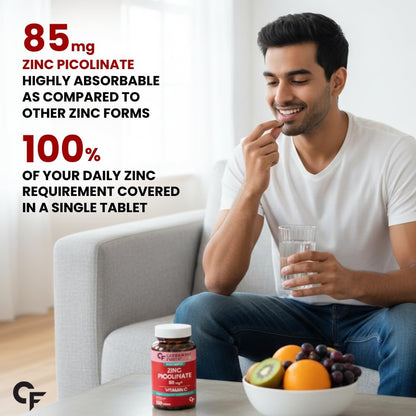 Zinc Picolinate with Vitamin C - 120 Tablets