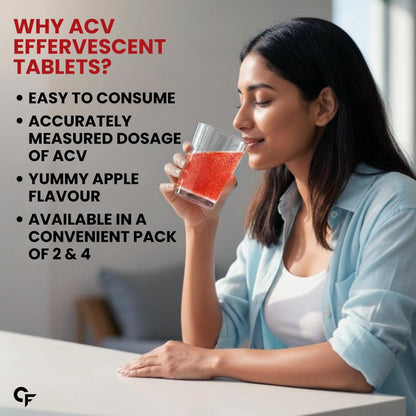 ACV Effervescent 15 Tablets - Pack of 4