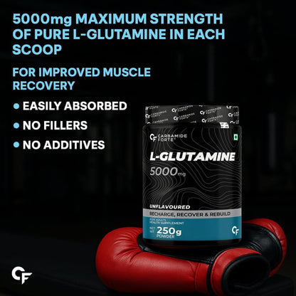 L‑Glutamine Powder 5000 mg | Unflavoured | 250g