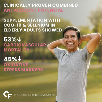 Coenzyme Q10 (CoQ10) 200 mg with Selenium 5 mg | 60 Capsules