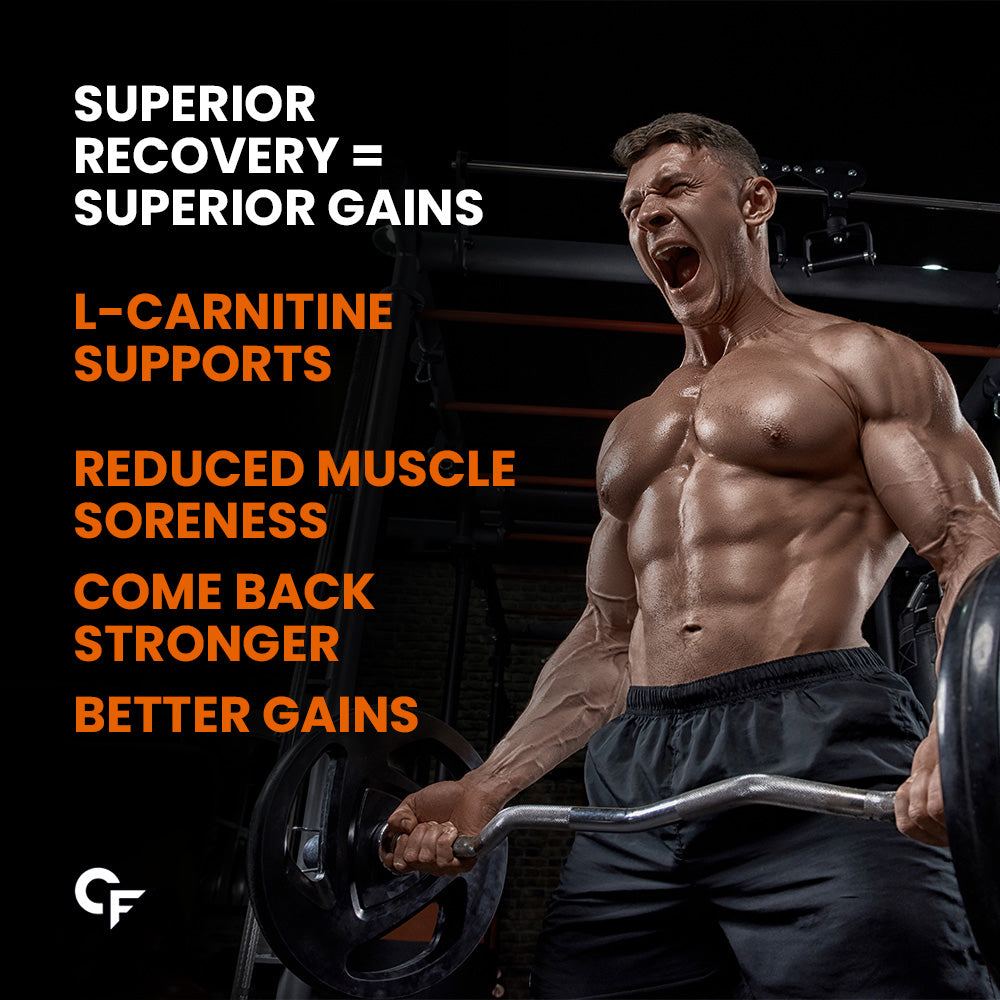 Carbamide Forte L Carnitine L Tartrate 1000mg Capsules for Men & Women | Pre Workout Supplement - 120 Veg Capsules