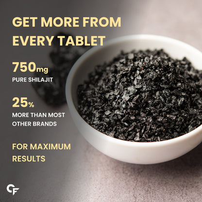 Carbamide Forte Shilajit / Shilajeet Gold Effervescent Tablets | Ayurvedic Himalayan Shilajit Original Effervescent Tablets For Men | Helps In Boosting Strength, Stamina & Power | Pure Shilajit Gold For Men | 15 Effervescent Tablets