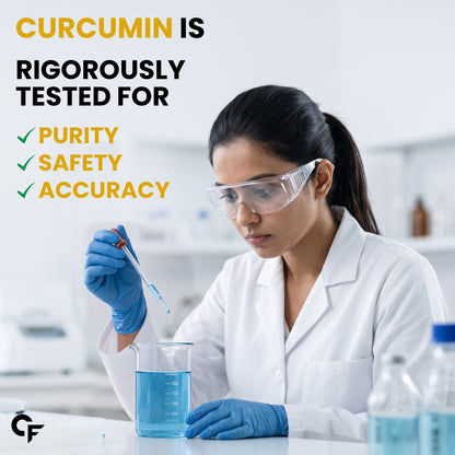 Curcumin 95% + Piperine 10 mg | 60 Veg Tablets - Carbamide Forte