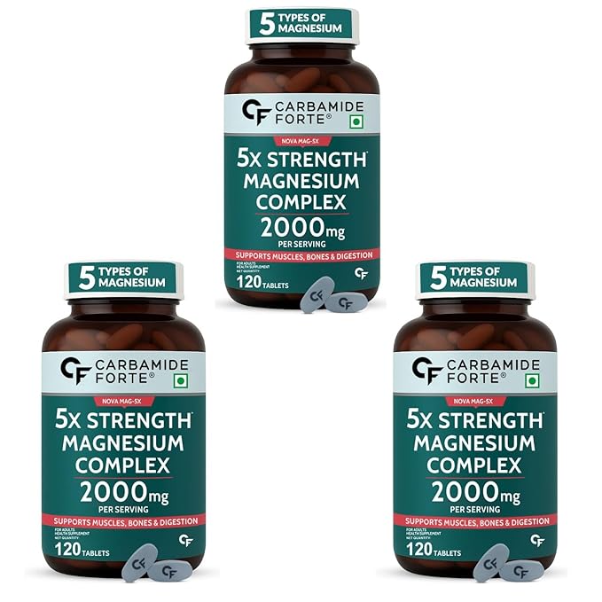 5X Strength Magnesium Complex – 2000mg Per Serving for Full Body Support