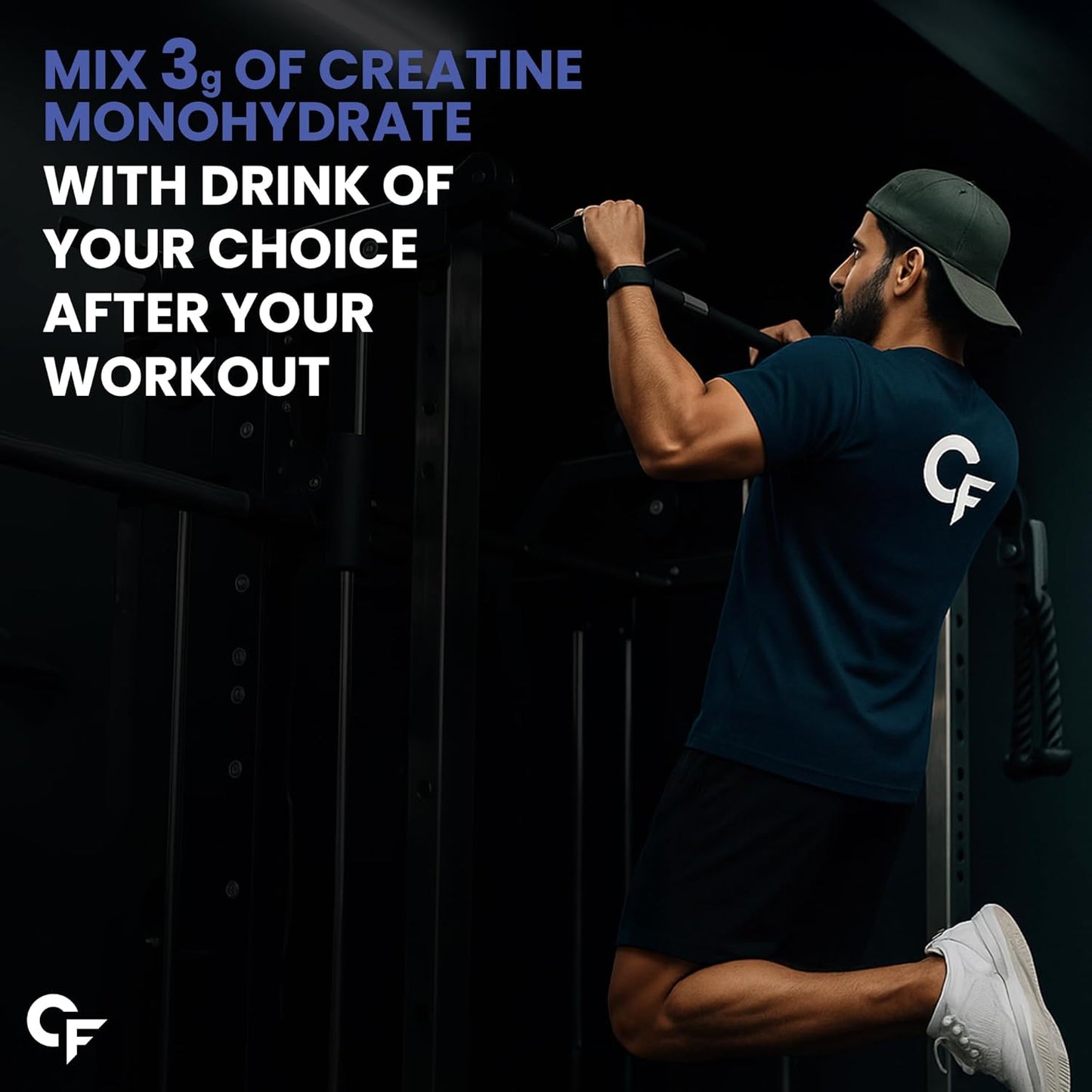 Carbamide Forte Monohydrate Creatine Powder | Micronized Monohydrate 250gm | Creatine Supplement for Lean Muscle Volumization, Strength & Energy - Unflavoured - 83 Servings - 250g