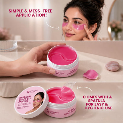 Hydrogel Under Eye Patches for Dark Circles & Puffiness - 60 Patches (30 Pairs)