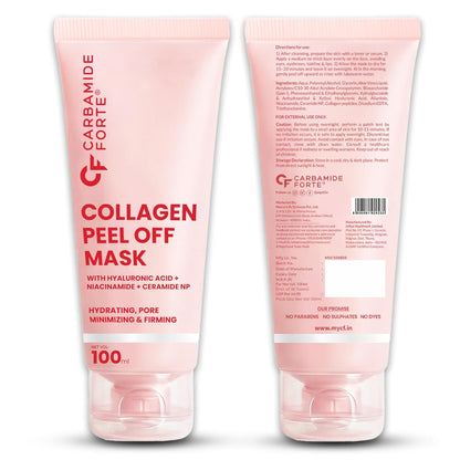 Collagen Peel Off Mask for Glass Skin with Hyaluronic Acid & Niacinamide - 100ml