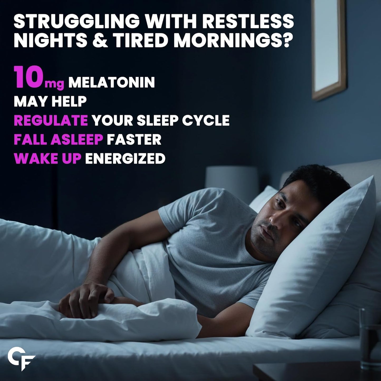 Advanced Melatonin Blend Supplement  | Nighttime Sleep Formula
