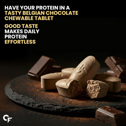 Protein Chewable Tablets with Whey Isolate – 12g Protein & 18 Amino Acids