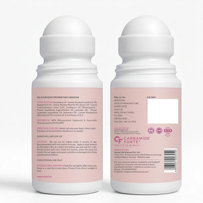 Cold Relief Roll On for Babies Ayurvedic Formula | 50 ml