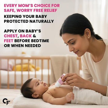 Cold Relief Roll On for Babies Ayurvedic Formula | 50 ml