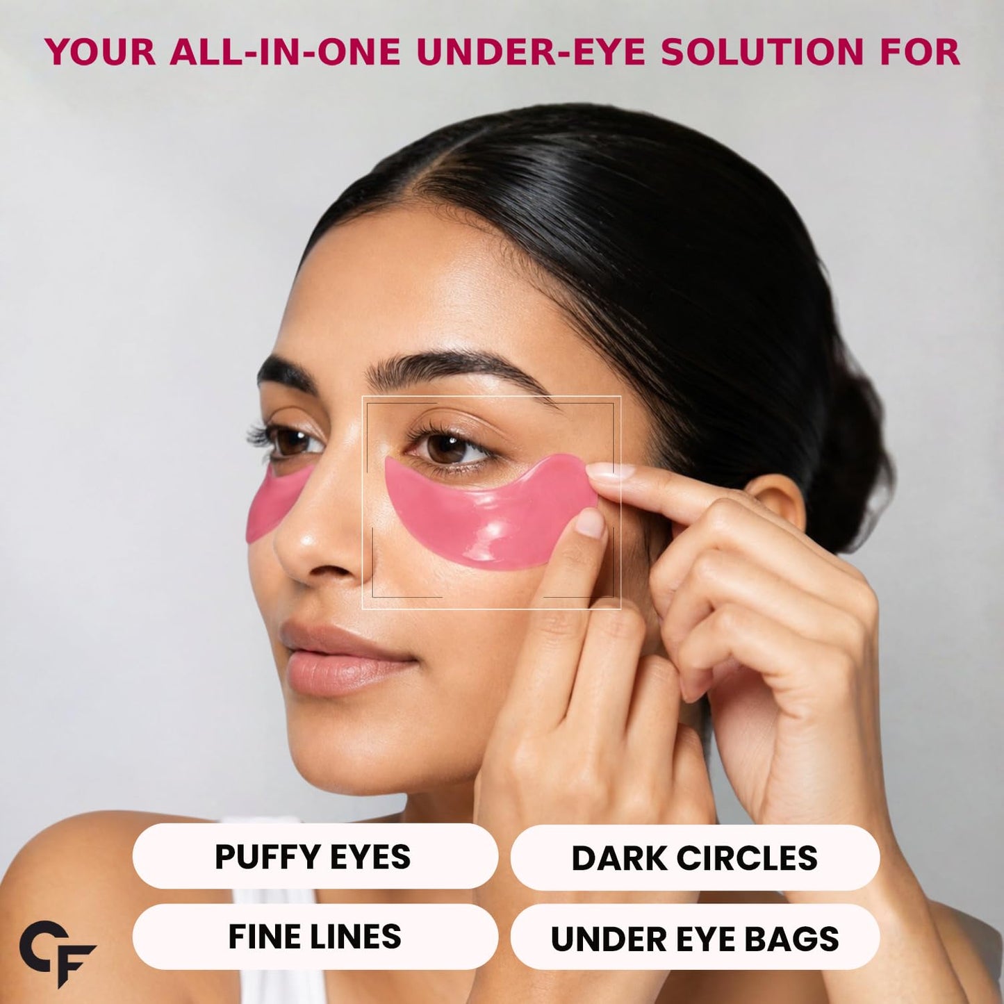Hydrogel Under Eye Patches for Dark Circles & Puffiness - 60 Patches (30 Pairs)