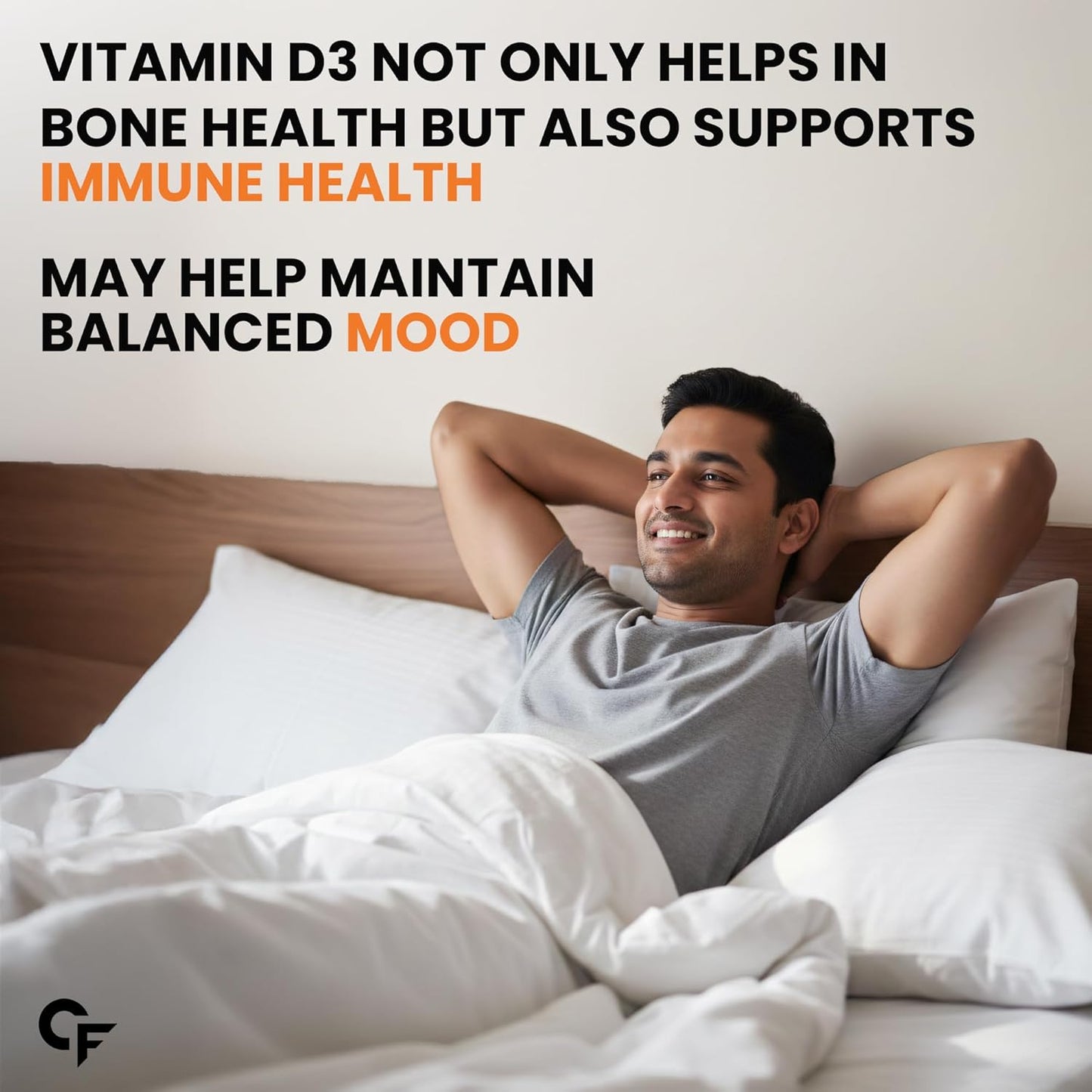 Vitamin D3 K2 Supplement | Veg D3 - Lichen - 60 Tablets