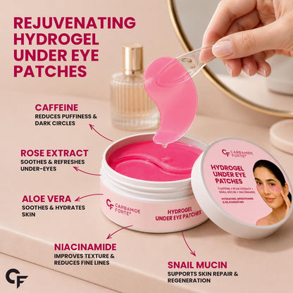 Hydrogel Under Eye Patches for Dark Circles & Puffiness - 60 Patches (30 Pairs)