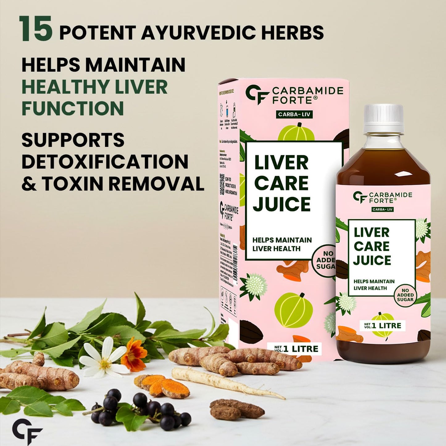 Ayurvedic Liver Care Juice – 1L | Herbal Liver Detox Drink