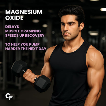 Carbamide Forte Chelated Magnesium Citrate Oxide Supplement | Triple Magnesium Supplement Supports Bones Muscles & Nerves 1382.91mg Per Serving - 120 Veg Tablets