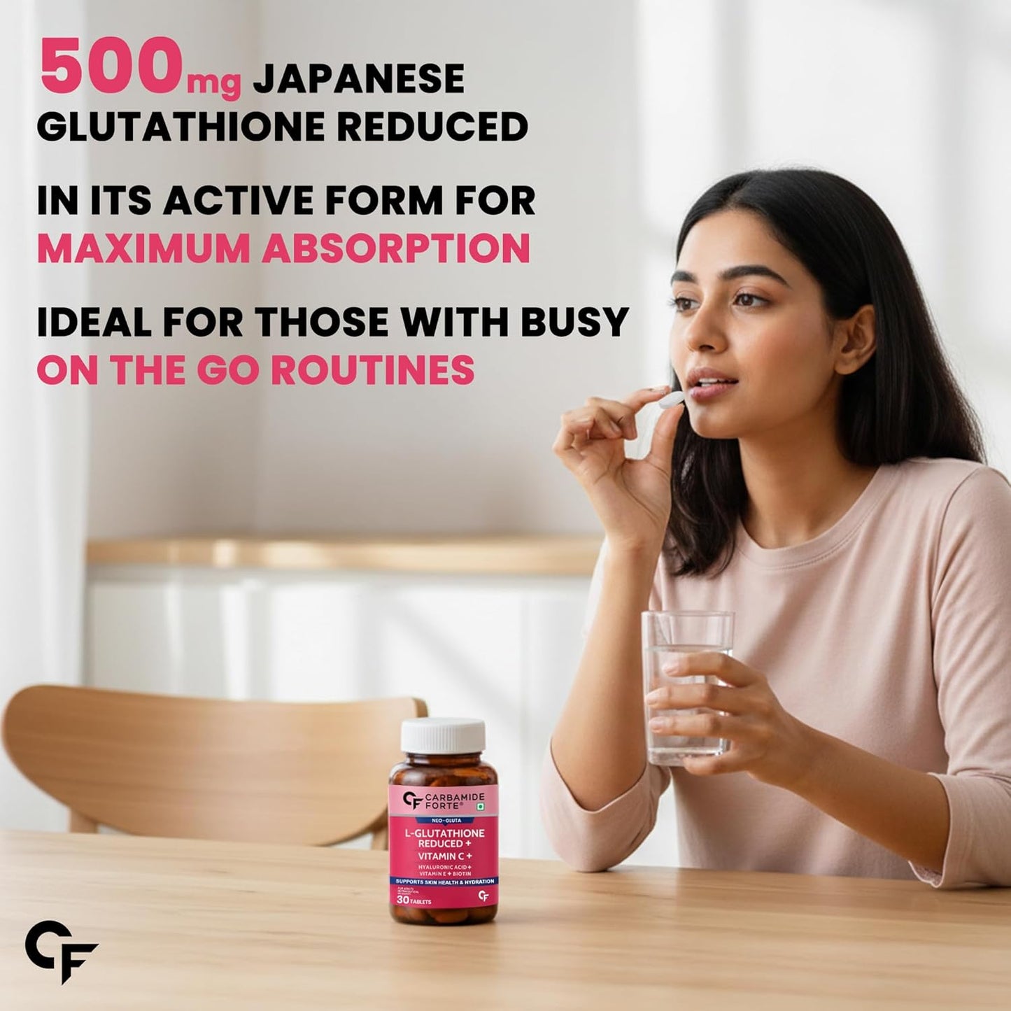 L-Glutathione Reduced+ | 500 mg for Skin