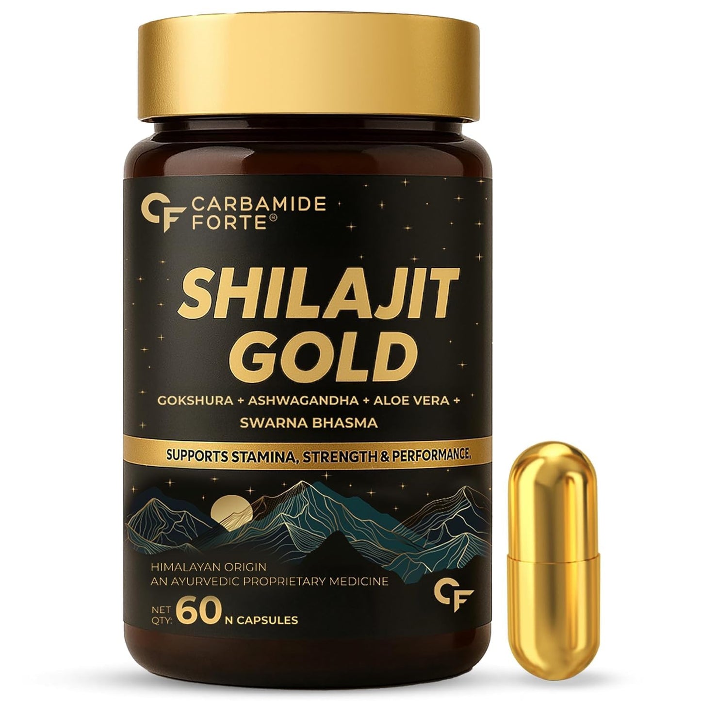 Shilajit Gold Capsules for Men & Women | 60 Capsules