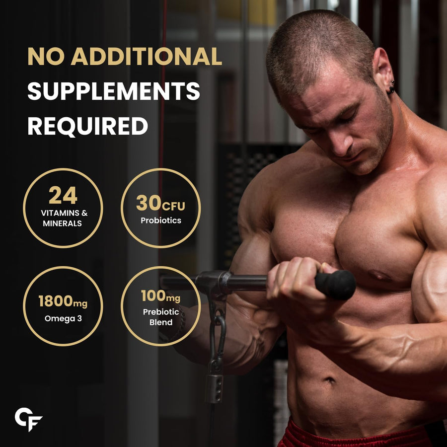 Carbamide Forte Mass Gainer with 54g Protein, 250g Carbs, Multivitamin, ZMA & Creatine 3g - Weight Gainer for Men & Women - Vanilla Banana Flavour - 1kg