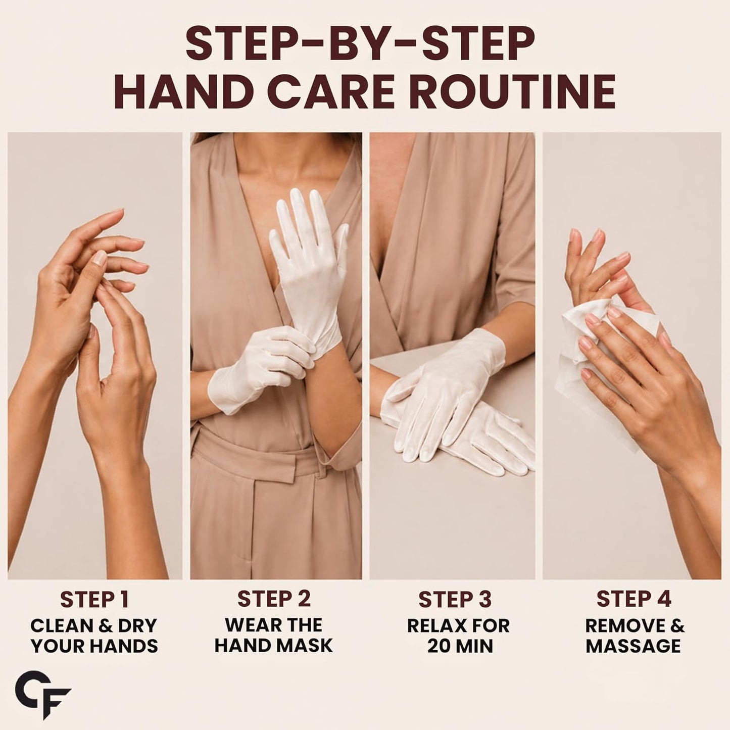 Hand Mask Sheet Gloves for Bright & Soft Hands - 2N (1 Pair)