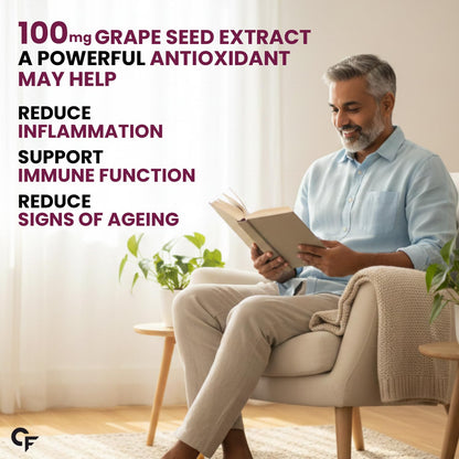 Resveratrol 500mg with Grape Seed Extract – Antioxidant Support Supplement