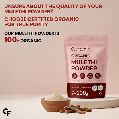 Organic Licorice Powder (Mulethi) – Pure Ayurvedic Root Herb 100g