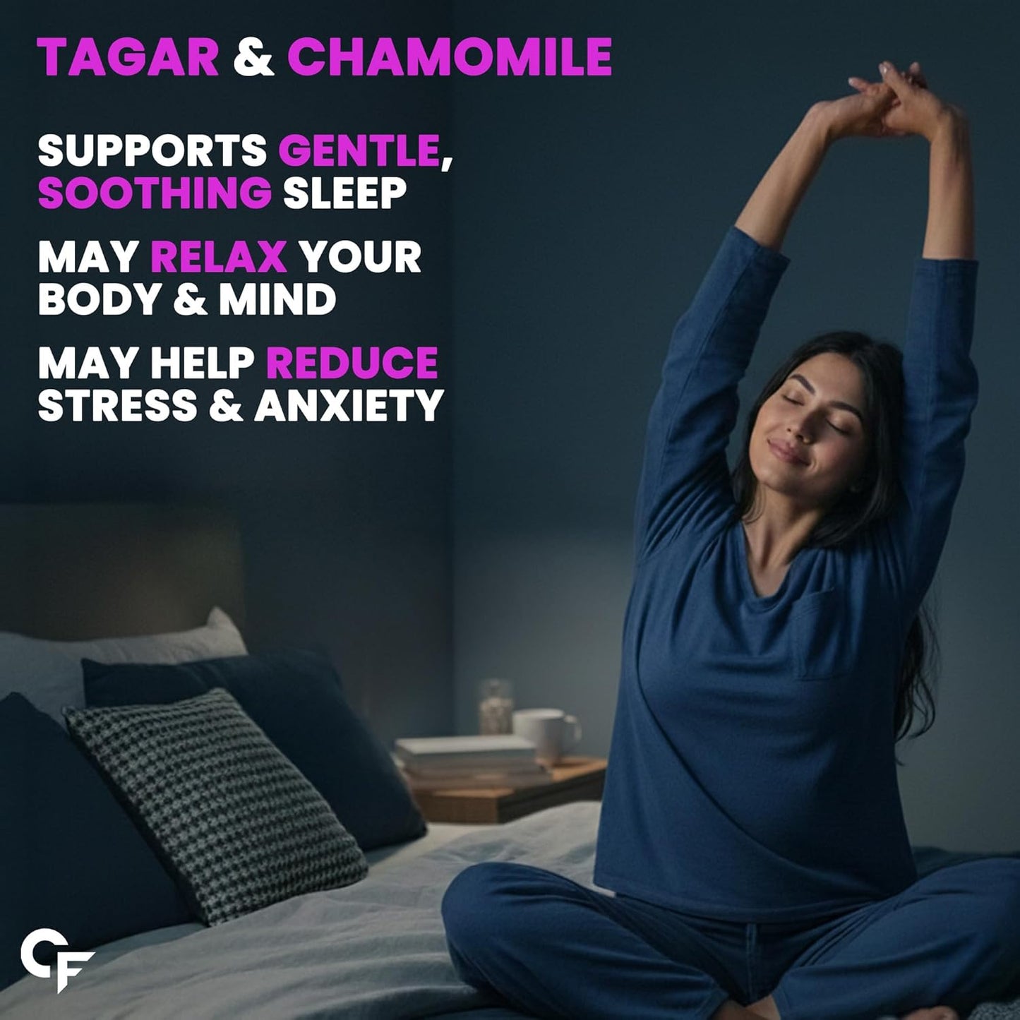 Advanced Melatonin Blend Supplement  | Nighttime Sleep Formula