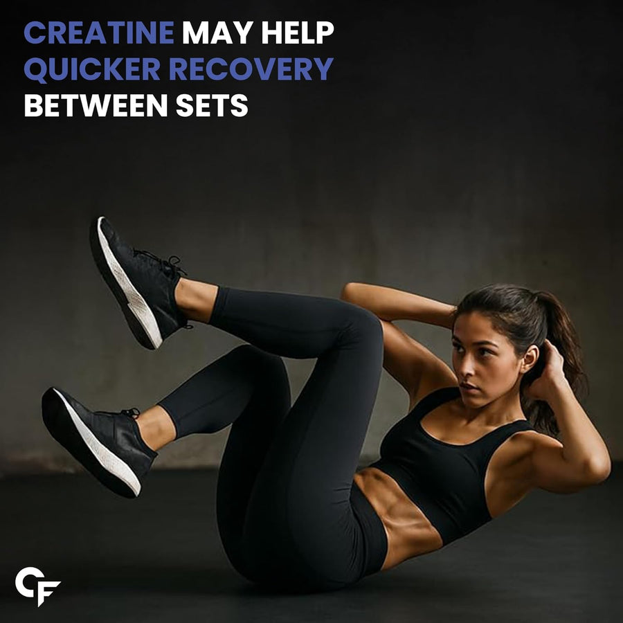 Carbamide Forte Monohydrate Creatine Powder | Micronized Monohydrate 250gm | Creatine Supplement for Lean Muscle Volumization, Strength & Energy - Unflavoured - 83 Servings - 250g