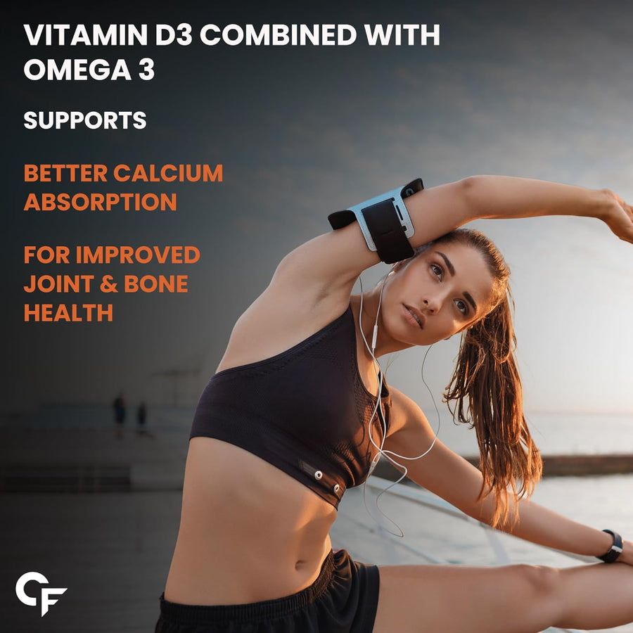 Carbamide Forte Triple Strength Omega 3 Fish Oil Capsules 1400mg | Fatty Acid Supplements | Fish Oil | Omega 3 Supplement - 30 Capsules