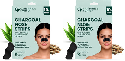 Charcoal Nose Strips for Blackhead Removal - 10 N Strips