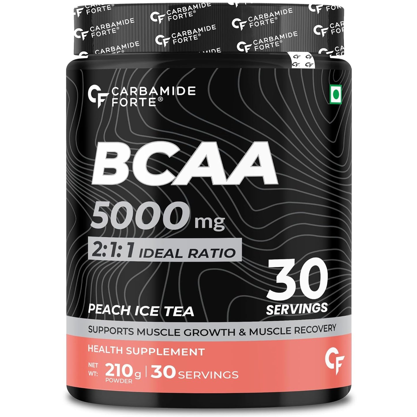 Carbamide Forte BCAA Powder 5000mg | BCAA Supplement For Women & Men Muscle Growth | BCAA Pre Workout & BCAA Intra Workout Supplement For Muscle Recovery | BCAA For Men | BCAA Supplements For Men & Women 7g Serving with Ideal 2:1:1 Ratio