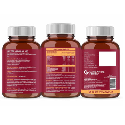 Antarctic Krill Oil 1000 mg – Omega-3 with Phospholipids & Astaxanthin for Heart, Brain & Joint Support