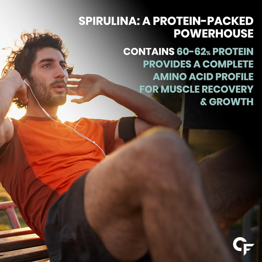 Carbamide Forte 100% Organic Spirulina Powder | Spirulina | Spirulina Powder Organic - 100g