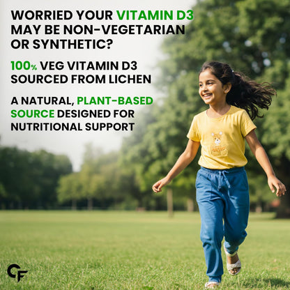 Calcium Gummies for Kids with Vitamin D3 & Phosphorus | 30 Veg Gummy