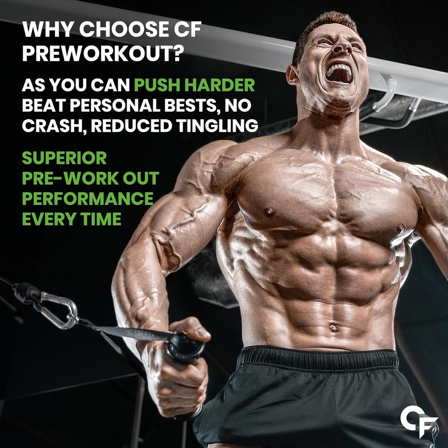 Carbamide Forte Pre Workout for Men & Women | Pre Workout Supplement Powder | Preworkout Supplements For Men For Energy, Focus & Strength | Pre-Workout For Men & Women GreenApple Flavour | Pre Workout For Women With 40 Servings - 200g