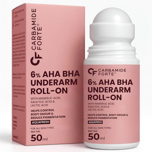 6% AHA BHA Underarm Roll On – Fades Pigmentation & Controls Body Odour