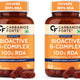 Bioactive B Complex with Methylated B Vitamins | 100% RDA | Choline, Myo-Inositol & Biotin | 60 Tablets